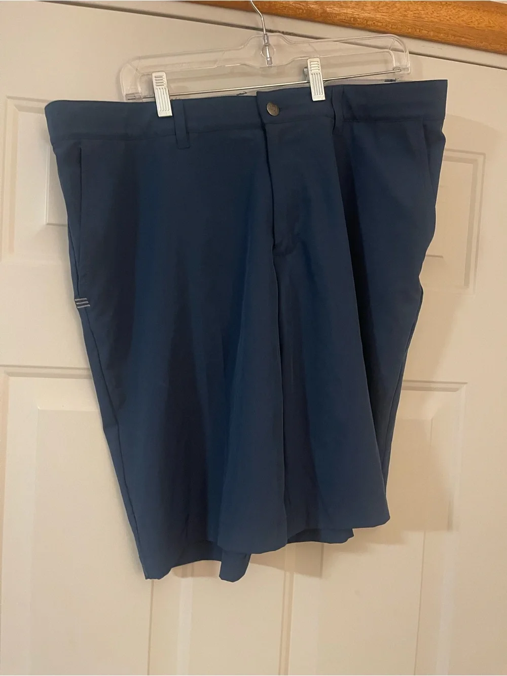 Adidas Ultimate Stretch Golf Shorts 36 Navy Crew Blue  10